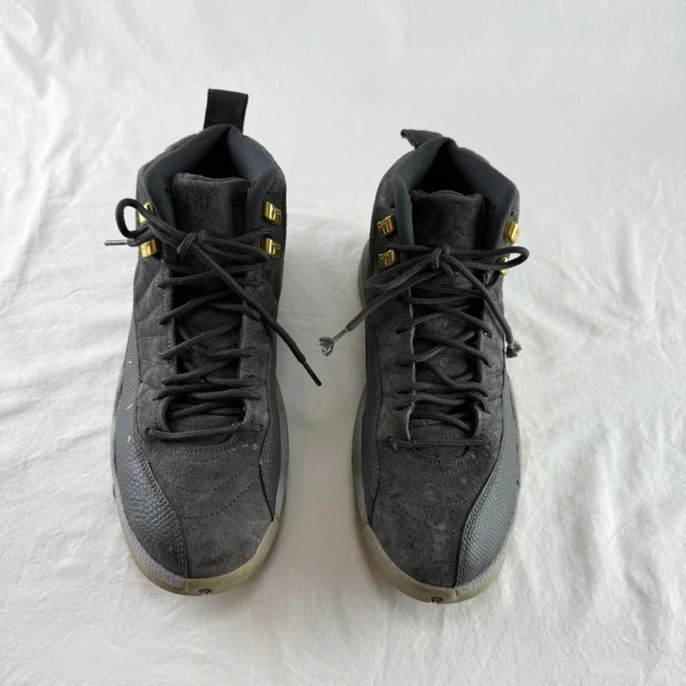 Air Jordan 12 Retro Dark Grey (2017) Basketball Shoes Men's Sz 8.5